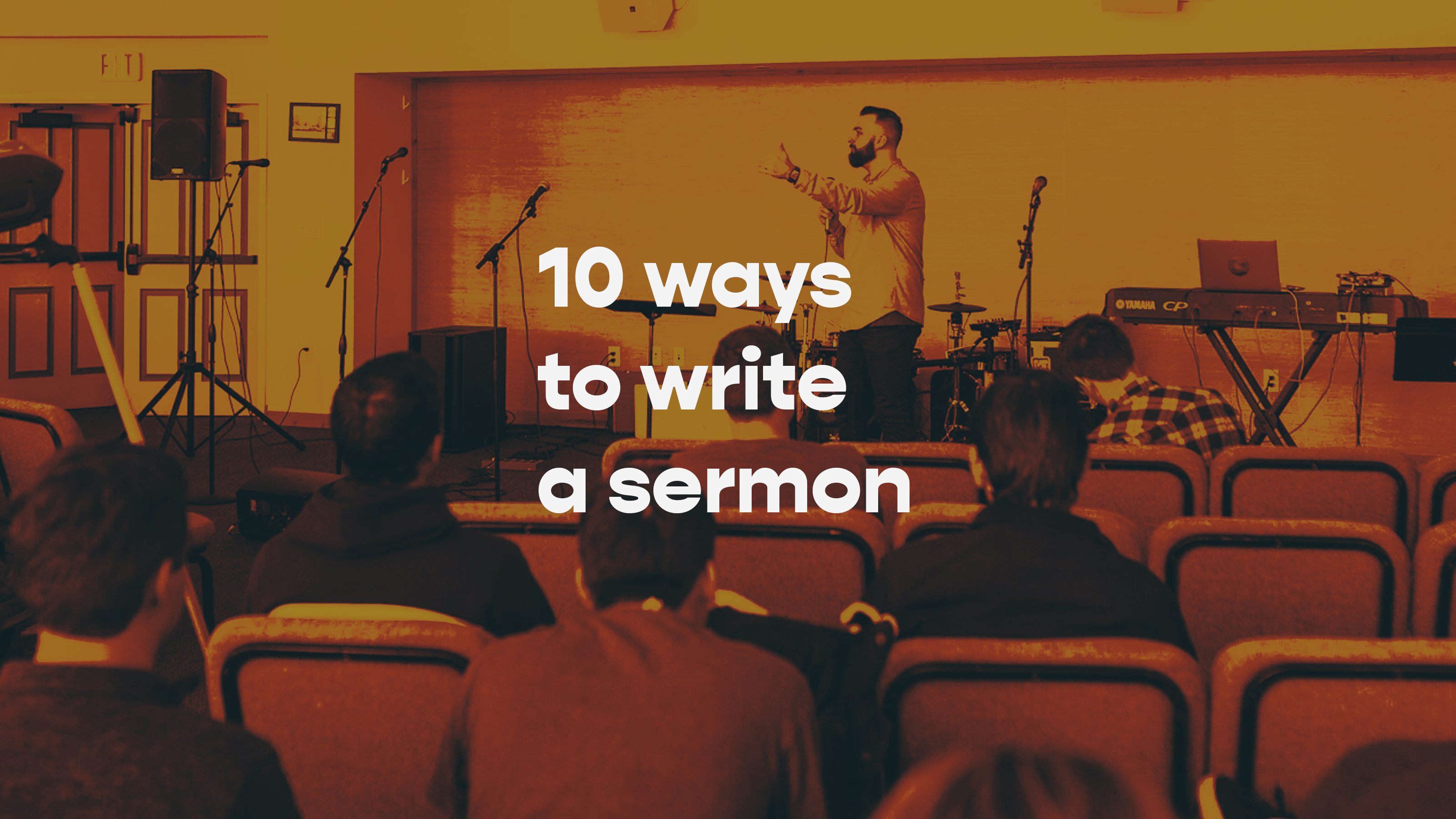 10 different ways to write a sermon outline for youth ministry article from Building Youth Ministry